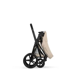 Cybex Priam Stroller (2026) - Matte Black Frame / Cozy Beige Lux Seat
