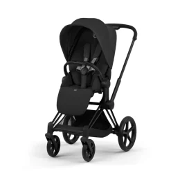 Cybex Priam Stroller (2026) - Matte Black Frame / Sepia Black Lux Seat