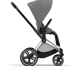 Cybex Priam 4 Stroller (One Box) - Chrome / Black / Soho Grey