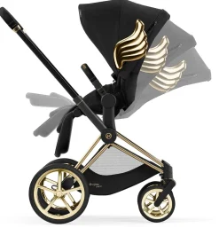 Cybex Priam 4 Stroller (One Box) - Jeremy Scott Wings
