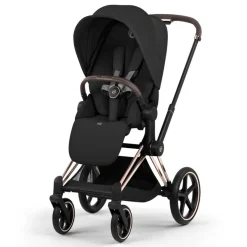 Cybex Priam Stroller (2026) - Rose Gold Frame / Sepia Black Lux Seat