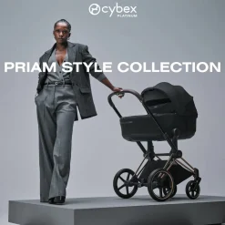 Cybex Priam Style Fold Cot (2026) - City Grey