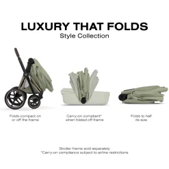 Cybex Priam Style Fold Cot (2026) - Sage Green