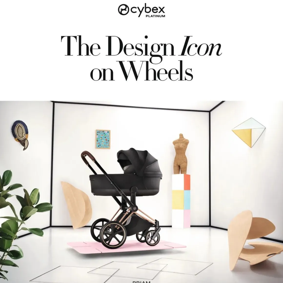 Cybex Priam Style Frame (2026) - Rosegold