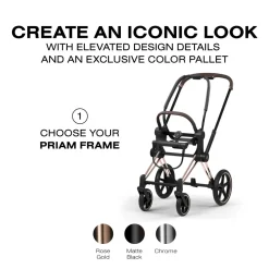 Cybex Priam Style Frame (2026) - Rosegold