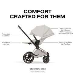 Cybex Priam Style Seat Pack (2026) - City Grey