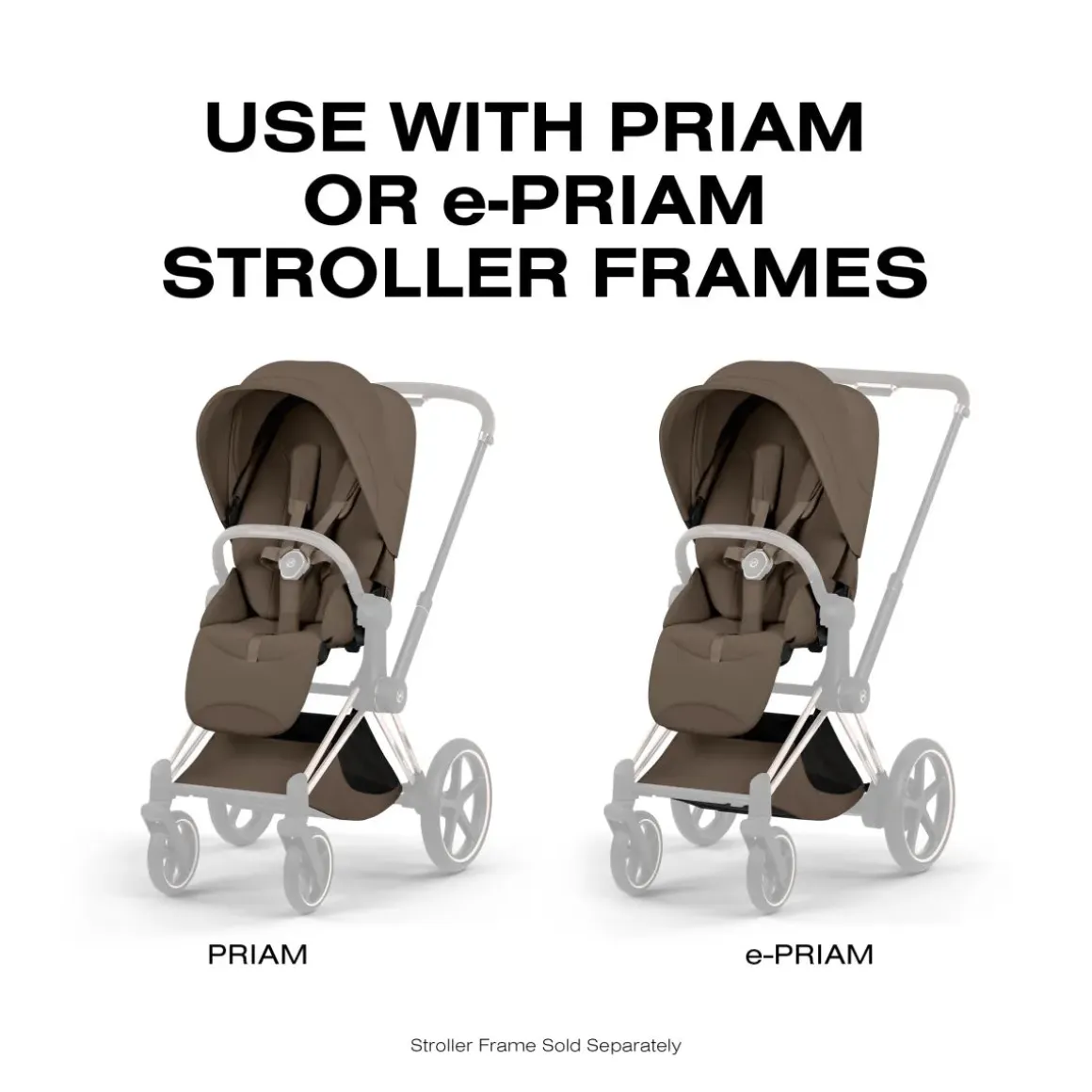 Cybex Priam Style Seat Pack (2026) - Coconut Brown