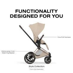 Cybex Priam Style Seat Pack (2026) - Cozy Beige