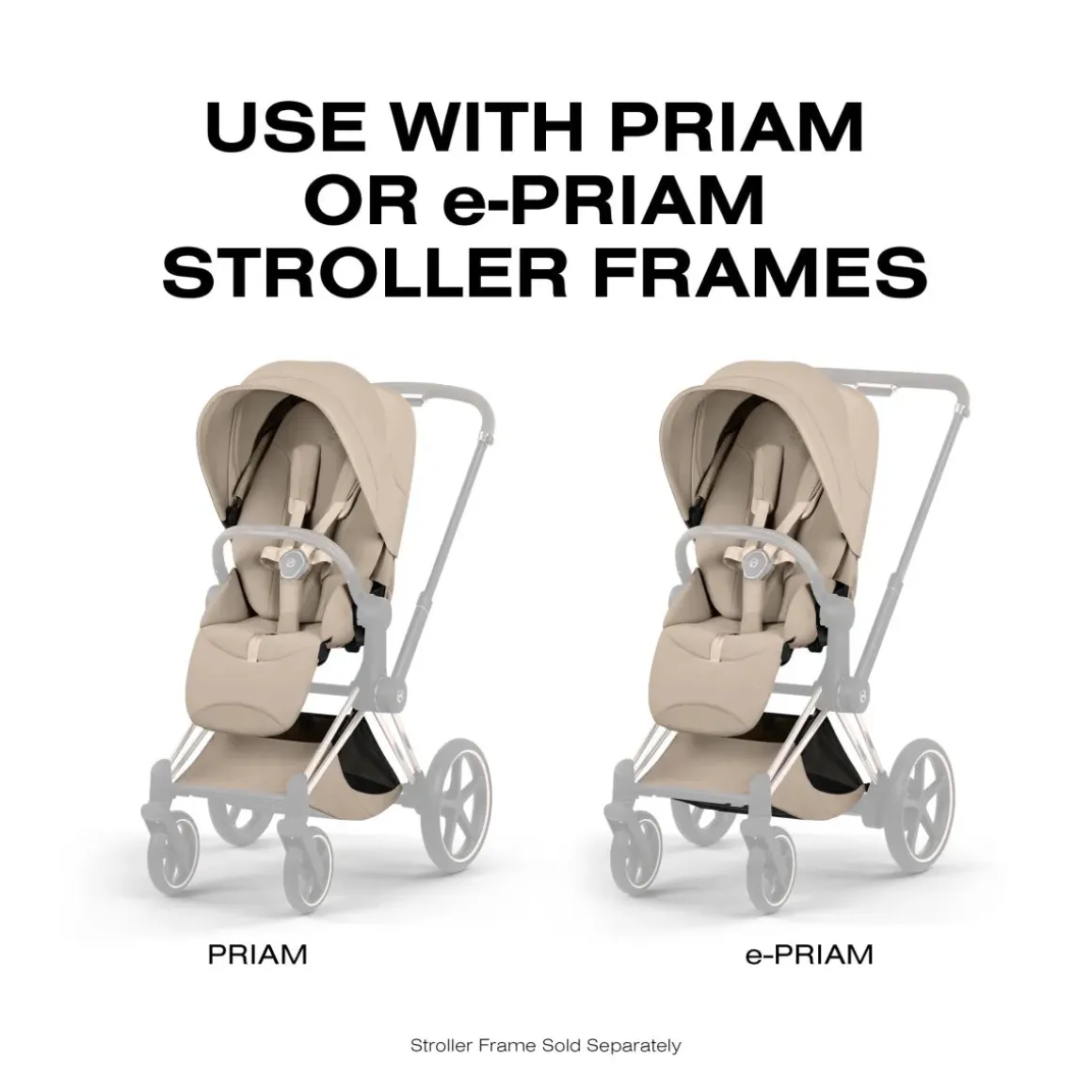 Cybex Priam Style Seat Pack (2026) - Cozy Beige
