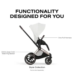 Cybex Priam Style Seat Pack (2026) - Off White