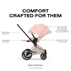 Cybex Priam Style Seat Pack (2026) - Peach Pink