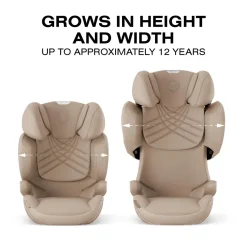 Cybex Solution T High-Back Booster Car Seat - Cozy Beige