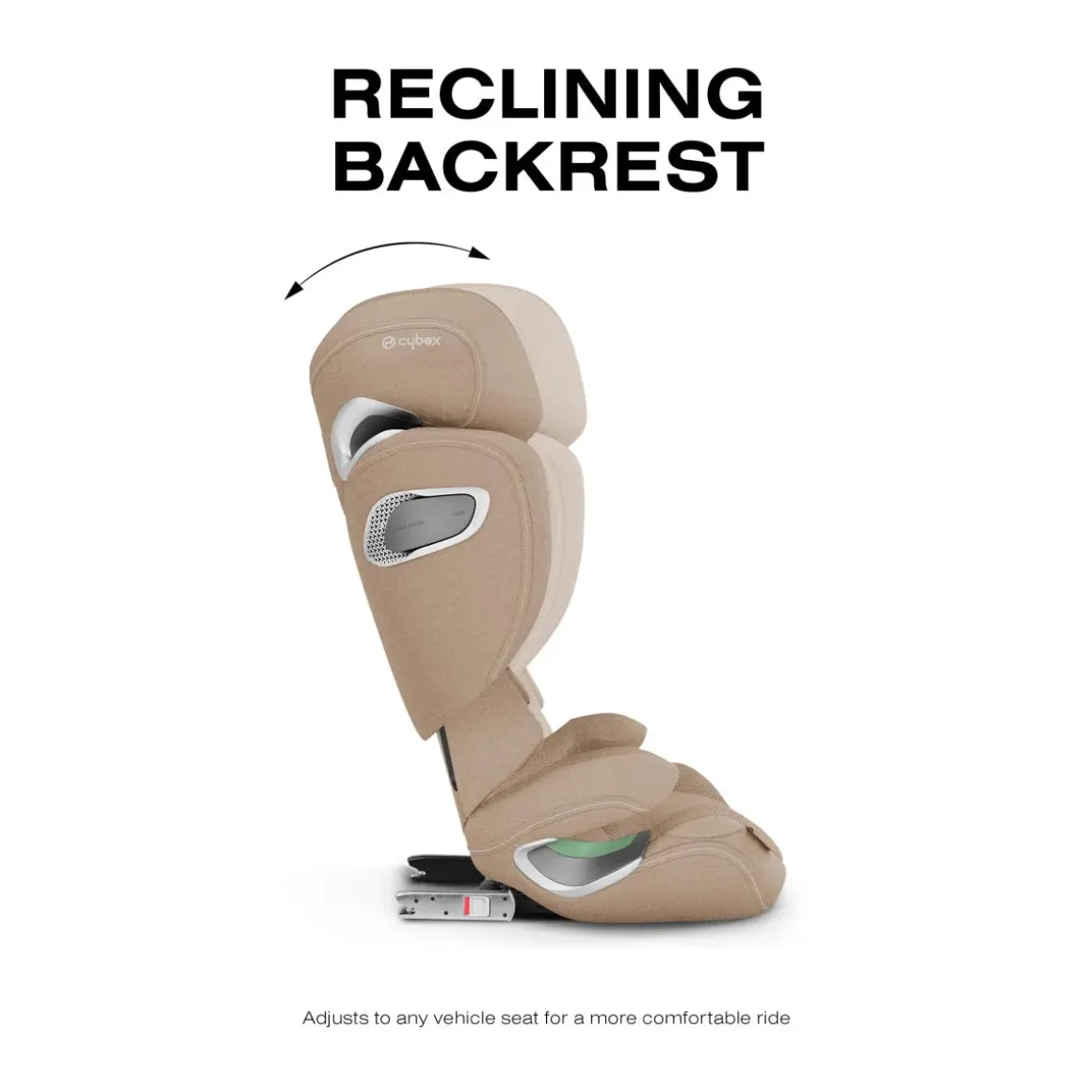 Cybex Solution T High-Back Booster Car Seat - Cozy Beige