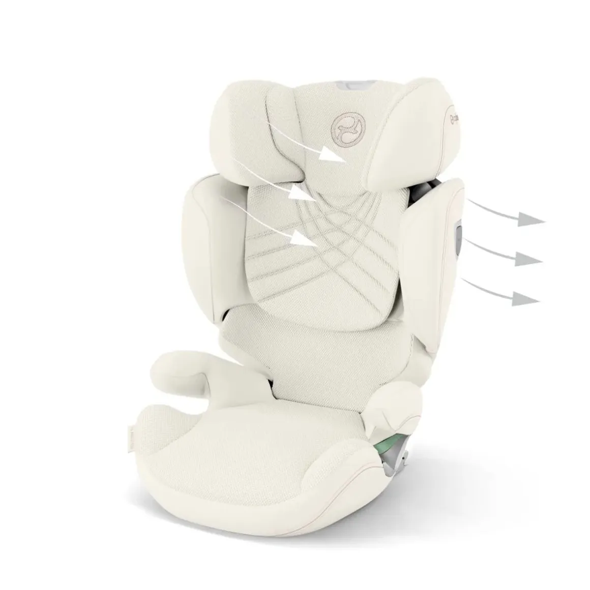 Cybex Solution T High-Back Booster Car Seat - Off-White