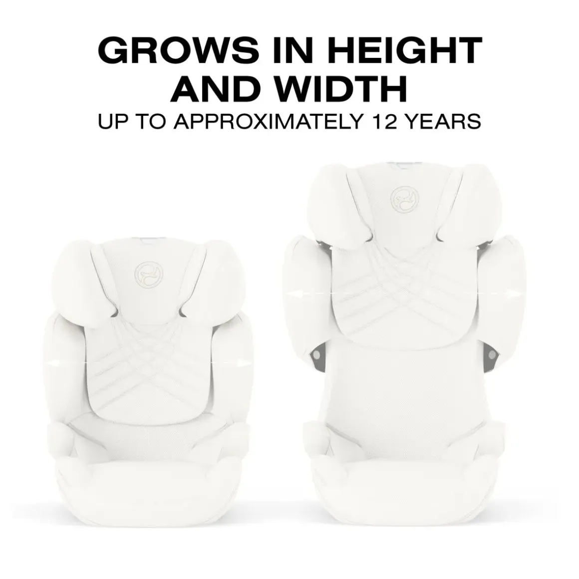 Cybex Solution T High-Back Booster Car Seat - Off-White