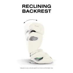 Cybex Solution T High-Back Booster Car Seat - Off-White