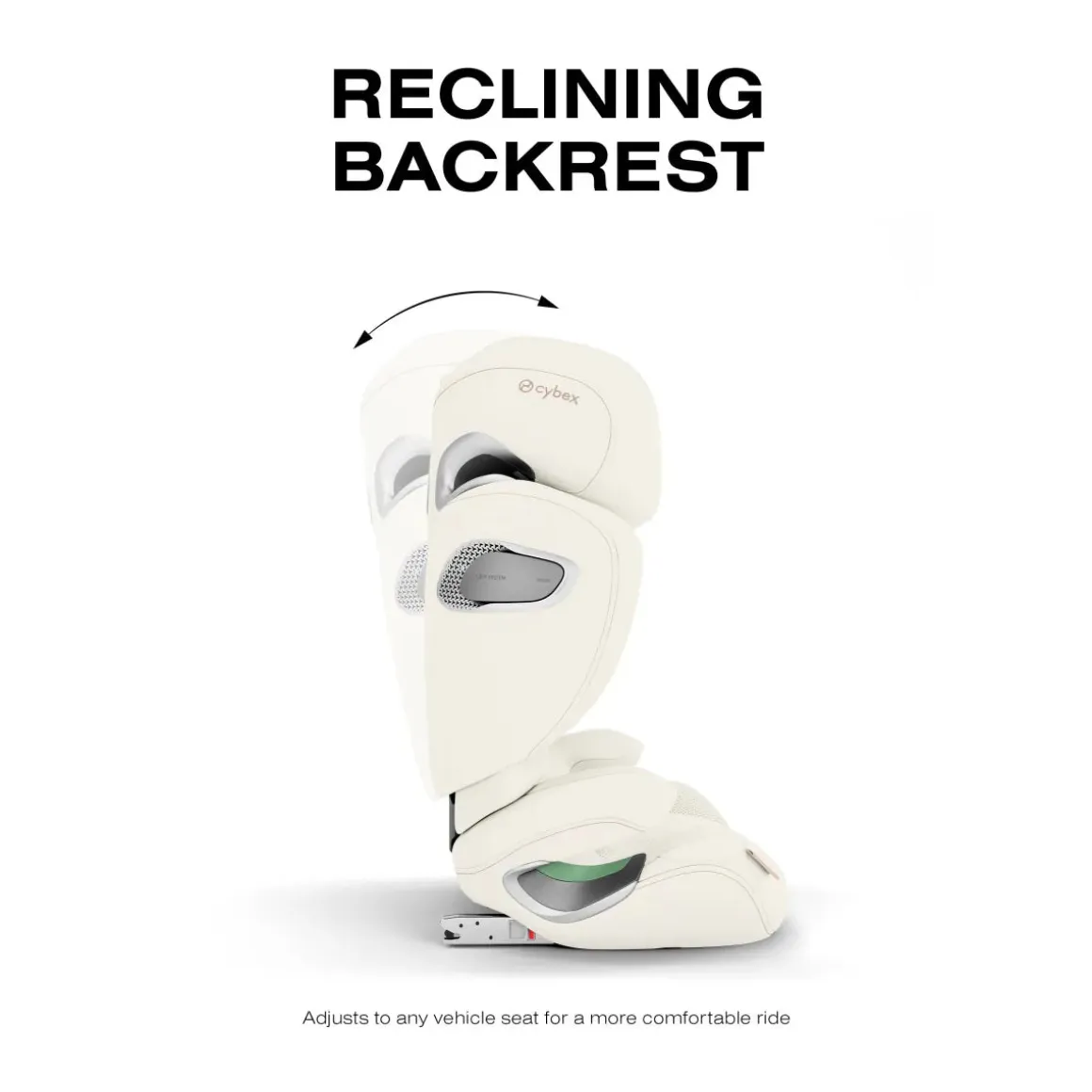 Cybex Solution T High-Back Booster Car Seat - Off-White