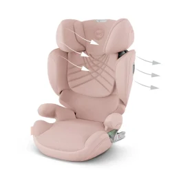 Cybex Solution T High-Back Booster Car Seat - Peach Pink