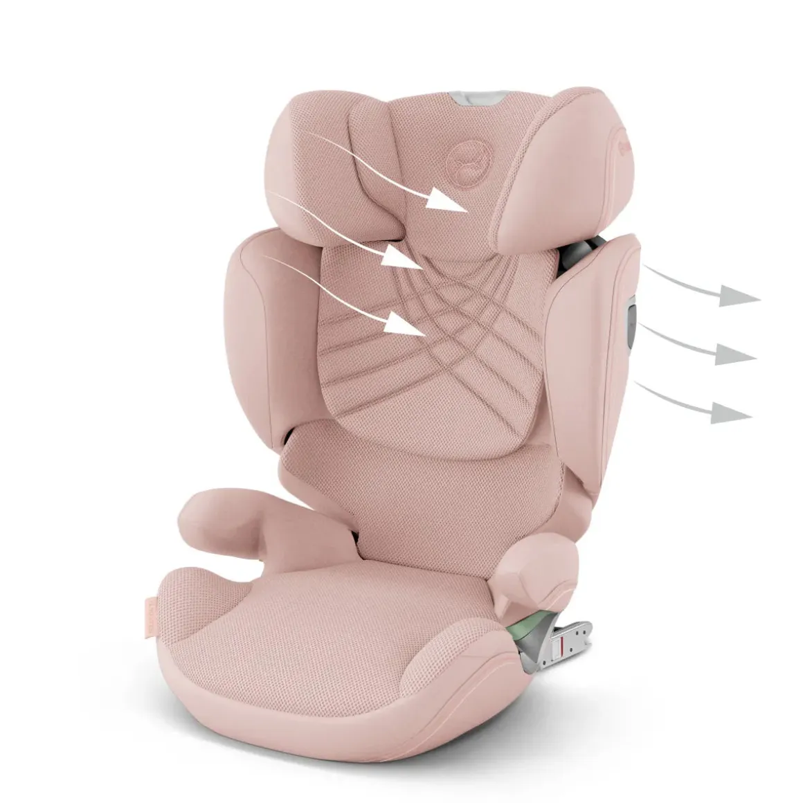Cybex Solution T High-Back Booster Car Seat - Peach Pink