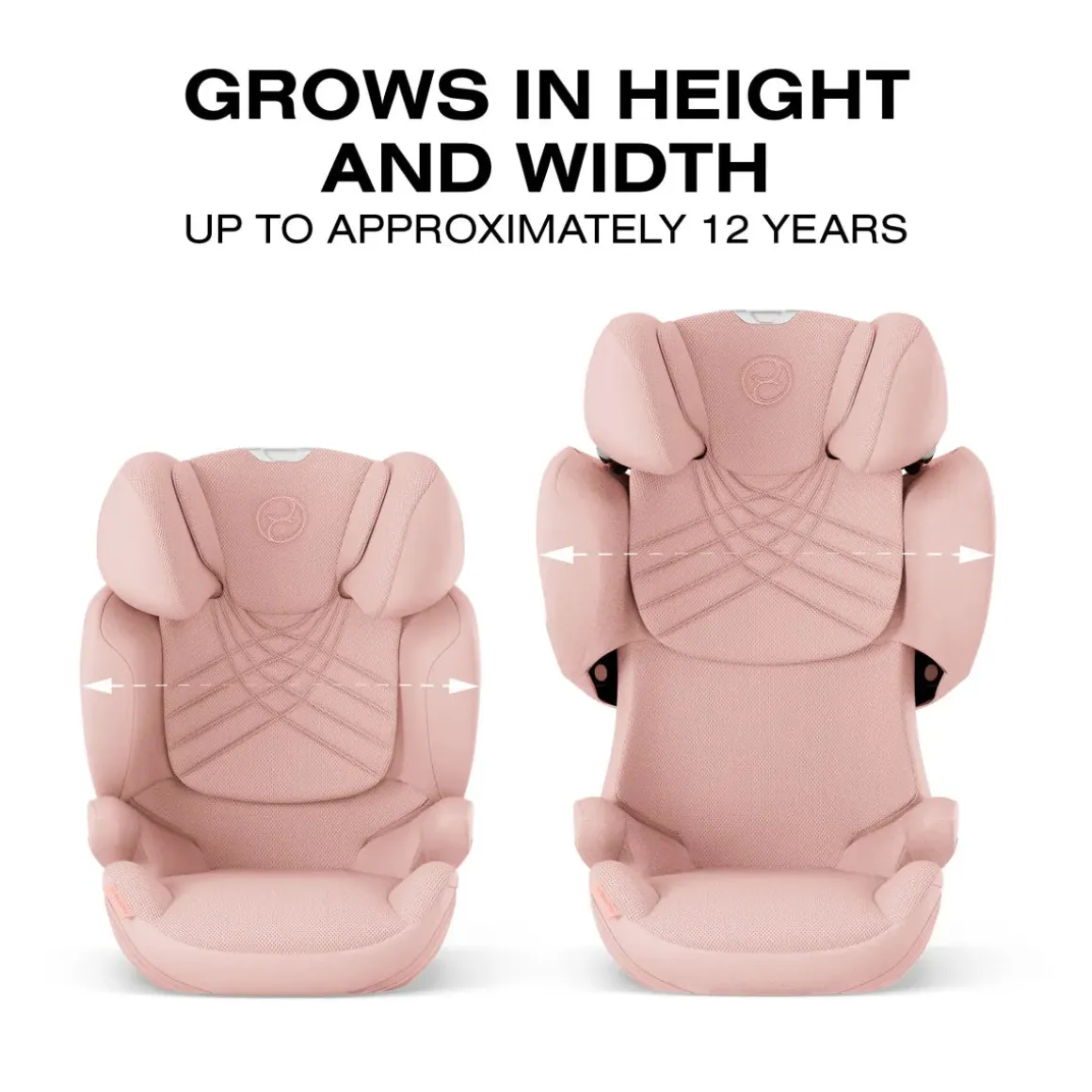 Cybex Solution T High-Back Booster Car Seat - Peach Pink