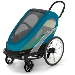 Cybex Zeno 2-in-1 Bike Trailer / Stroller (One Box) - Maliblue