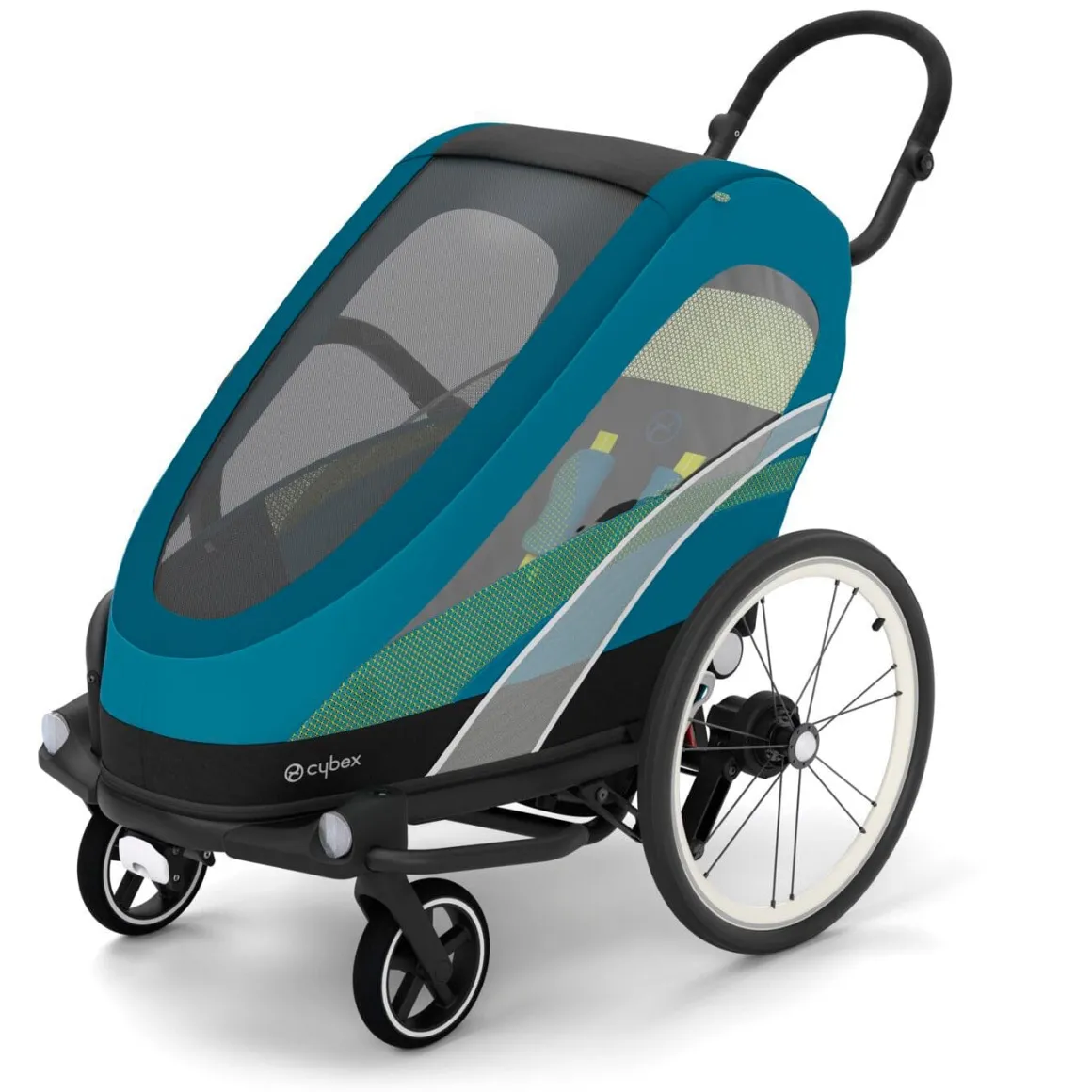 Cybex Zeno 2-in-1 Bike Trailer / Stroller (One Box) - Maliblue
