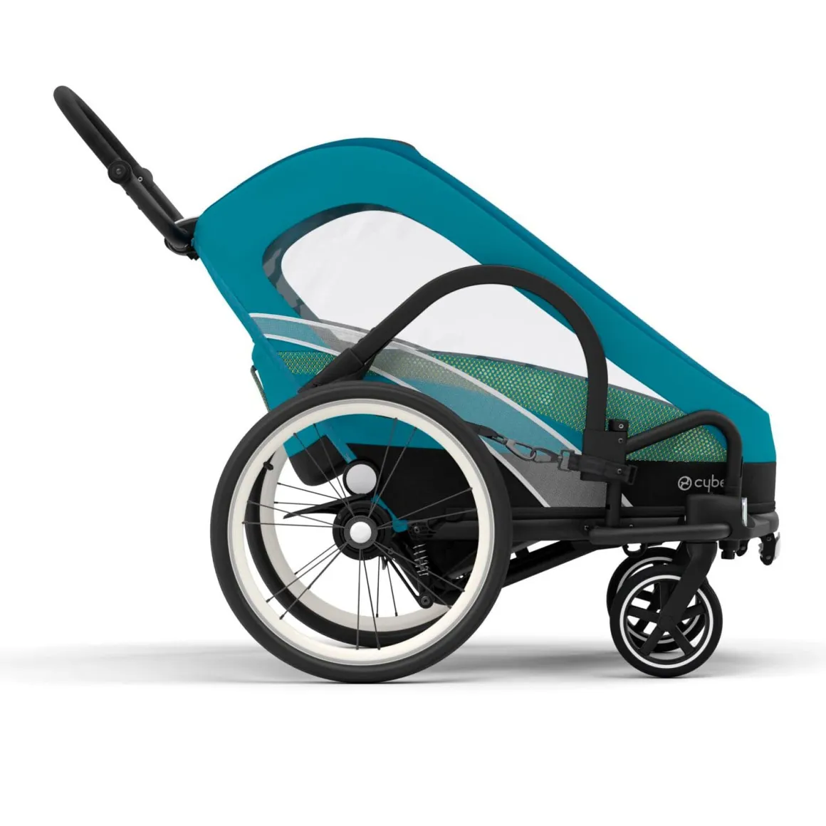 Cybex Zeno 2-in-1 Bike Trailer / Stroller (One Box) - Maliblue