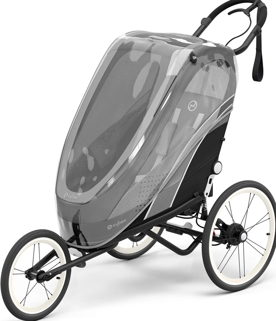 Cybex Zeno Multisport Trailer (One Box) - All Black