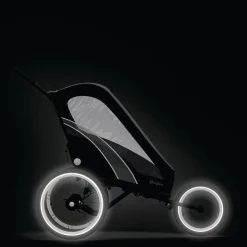 Cybex Zeno Multisport Trailer (One Box) - All Black