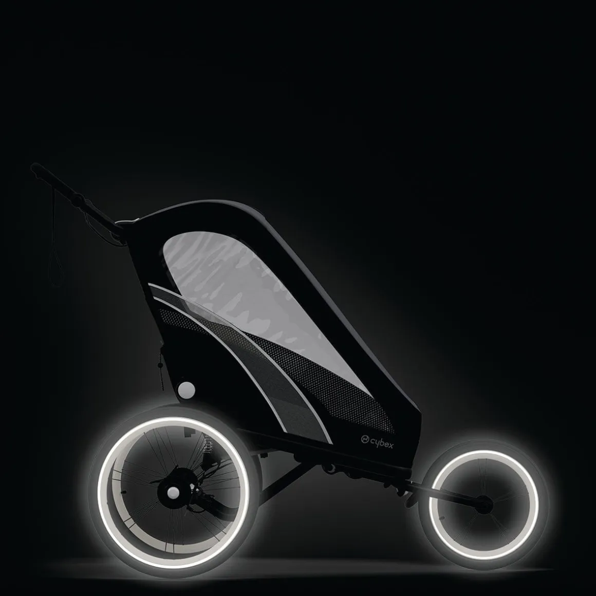 Cybex Zeno Multisport Trailer (One Box) - All Black