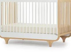 dadada Jolly 3-in-1 Convertible Crib - White / Natural