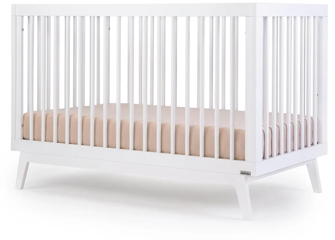dadada Soho 3-in-1 Convertible Crib - White