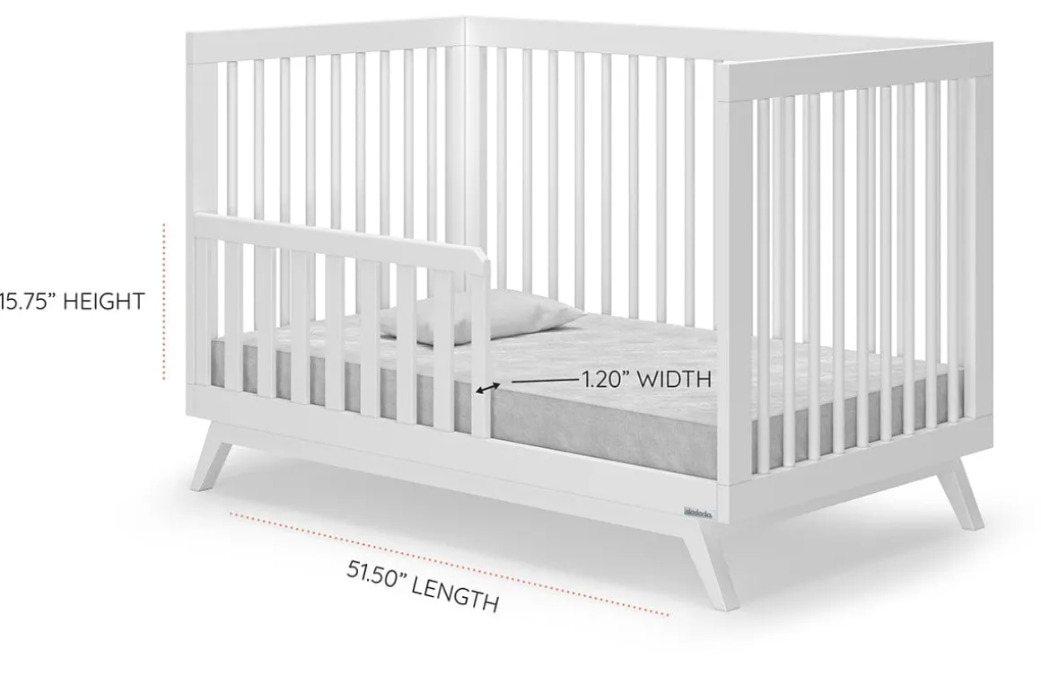 dadada Soho 3-in-1 Convertible Crib - White