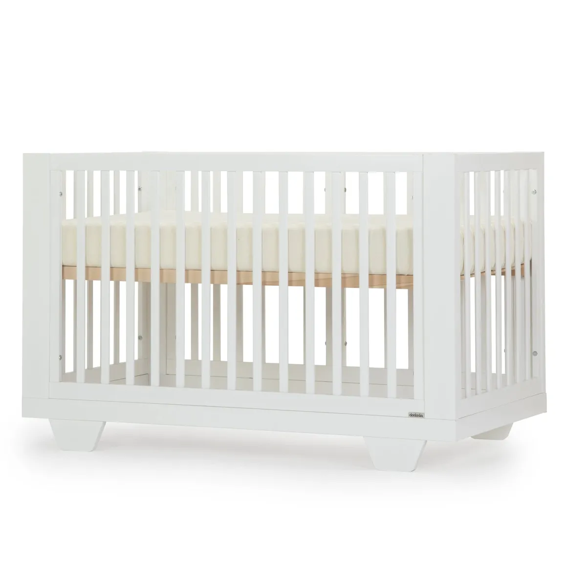 dadada Spirit 8-in-1 Convertible Crib - White