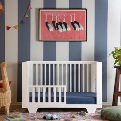 dadada Spirit 8-in-1 Convertible Crib - White