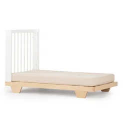 dadada Spirit 8-in-1 Convertible Crib - White / Natural
