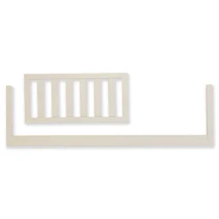 dadada Toddler Bed Conversion Rail - Almond Milk / Walnut