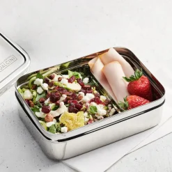 Dalcini Stainless Bistro & Snacker Combo Stainless Steel Storage Set