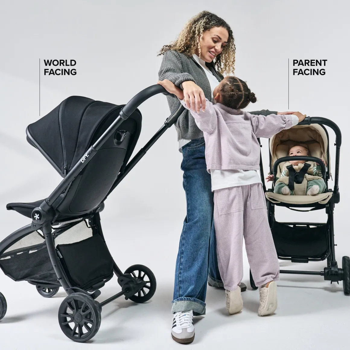 DFY. R1 Stroller - Gunmetal / Grey