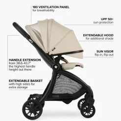DFY. R1 Stroller - Matte Black / Cream