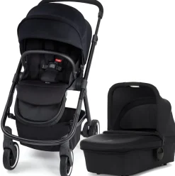 Diono Excurze Stroller & Carrycot - Black Midnight