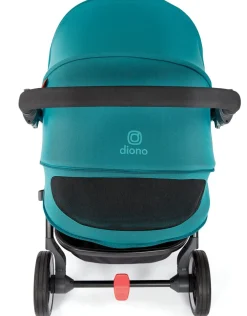 Diono Excurze Stroller & Carrycot - Blue Turquoise