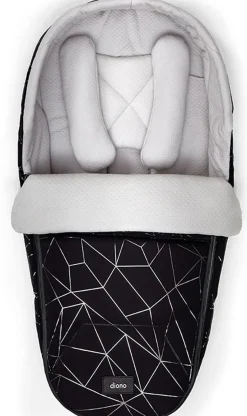 Diono Newborn Pod Footmuff - Black Platinum