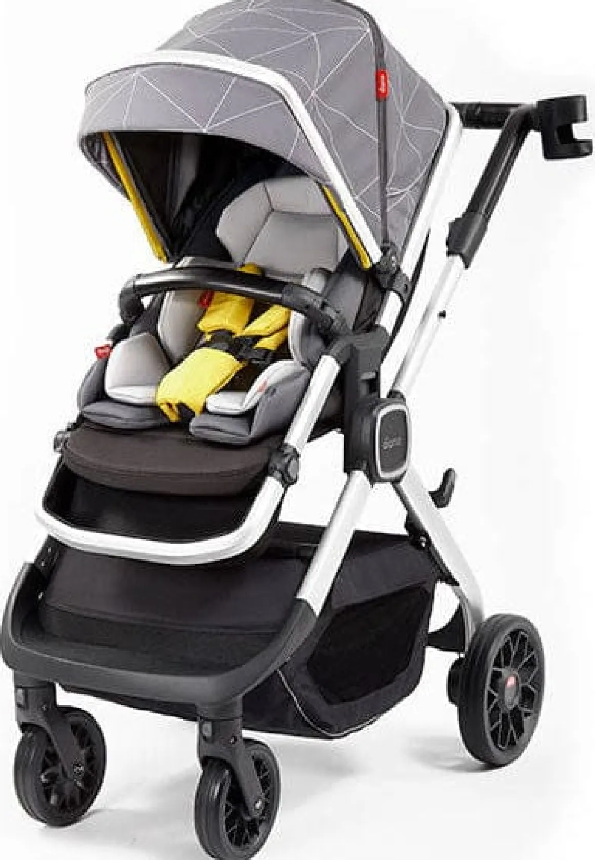 Diono Quantum 2 Stroller - Grey Linear