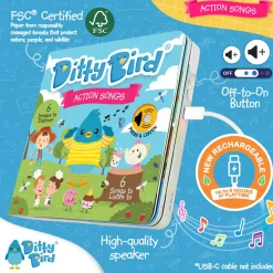 Ditty Bird Musical Books - Action Songs