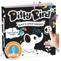 Ditty Bird Musical Books - Black and White Animals
