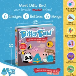Ditty Bird Musical Books - Chinese Songs Vol 2