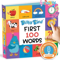 Ditty Bird Musical Books - First 100 Words