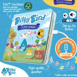 Ditty Bird Musical Books - Funny Songs