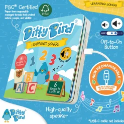 Ditty Bird Musical Books - Learning Songs